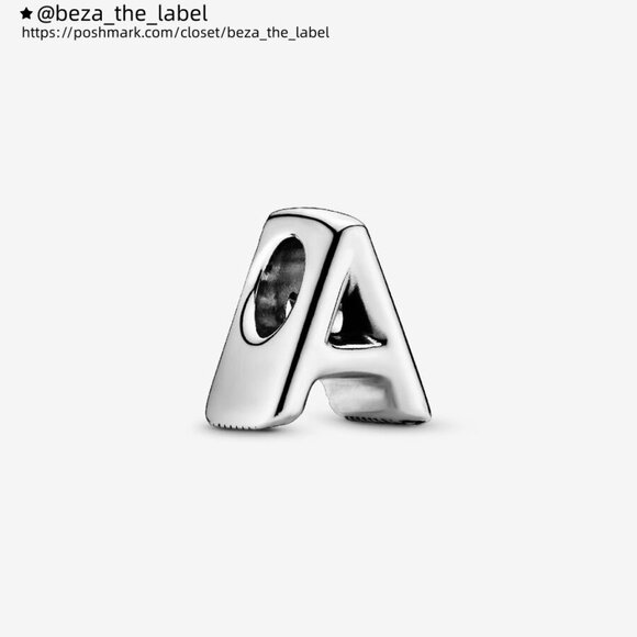 Pandora Letter A Alphabet Charm - Picture 1 of 2